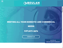 Tablet Screenshot of beulahplumbing.com